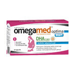 Omegamed Optima Start DHA con algas para mujeres que planean quedarse embarazadas y durante los primeros meses de embarazo, 30 cápsulas