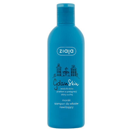 Ziaja GdanSkin, champú capilar marino, hidratante, 300 ml