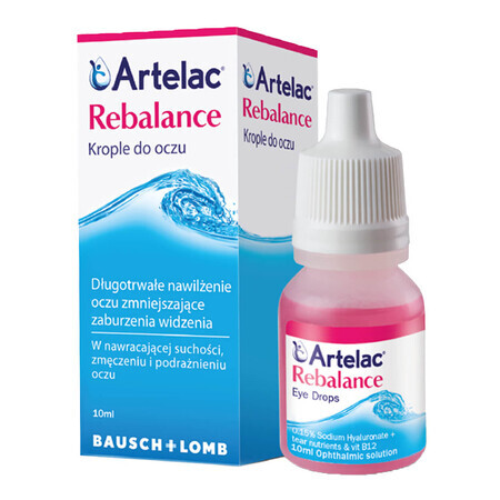 Artelac Rebalance, colirio, 10 ml