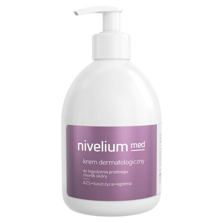 Nivelium Med, crema dermatológica, emoliente para adultos y niños a partir del primer día, 450 ml