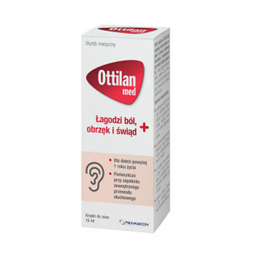 Ottilan Med, gotas óticas, 15 ml