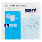 Seni Active Classic, calzoncillos absorbentes, Grande, 110-135 cm, 10 unidades