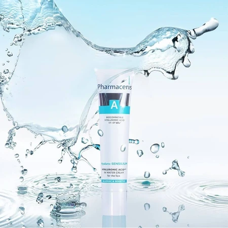 Pharmaceris A Hyaluro-Sensilium, ácido hialurónico en crema facial acuosa, 40 ml