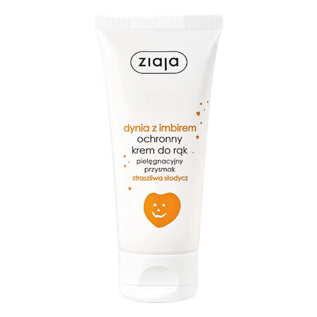 Ziaja Pumpkin with ginger, Protective hand cream, 50 ml