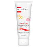 Emolium Suncare, mineralische Schutzcreme für Kinder ab dem ersten Tag und Erwachsene, SPF 50+, 50 ml