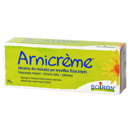 Boiron Arnicreme, crema de masaje post-ejercicio, 70 g