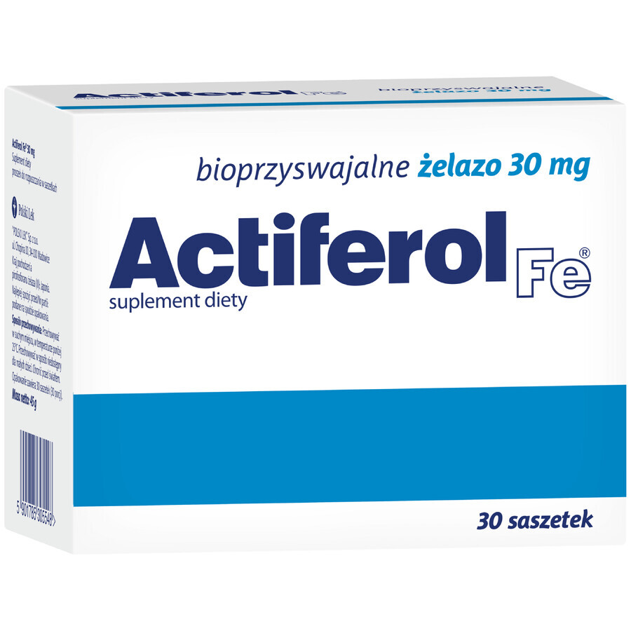 Actiferol Fe 30 mg, 30 sobres