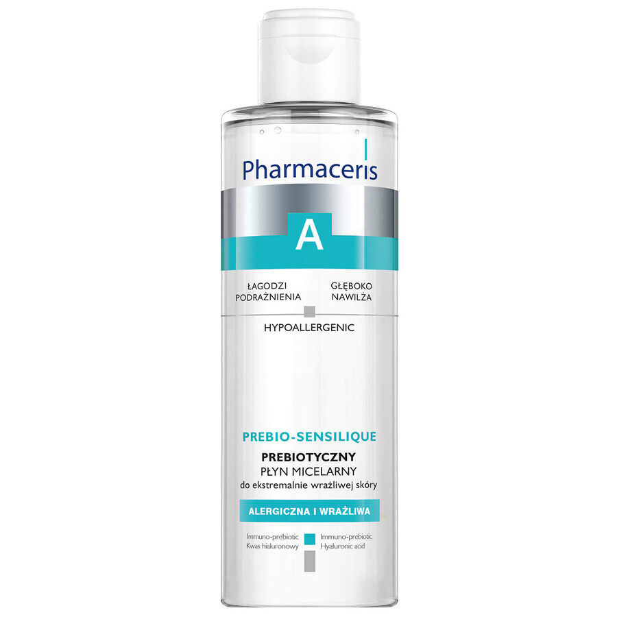 Pharmaceris A Prebio-Sensilique, loción micelar prebiótica para pieles extremadamente sensibles, 200 ml