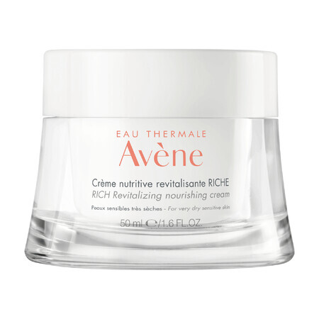 Avene LesEssentiels, voedende revitaliserende crème met een rijke consistentie, gevoelige en zeer droge huid, 50 ml