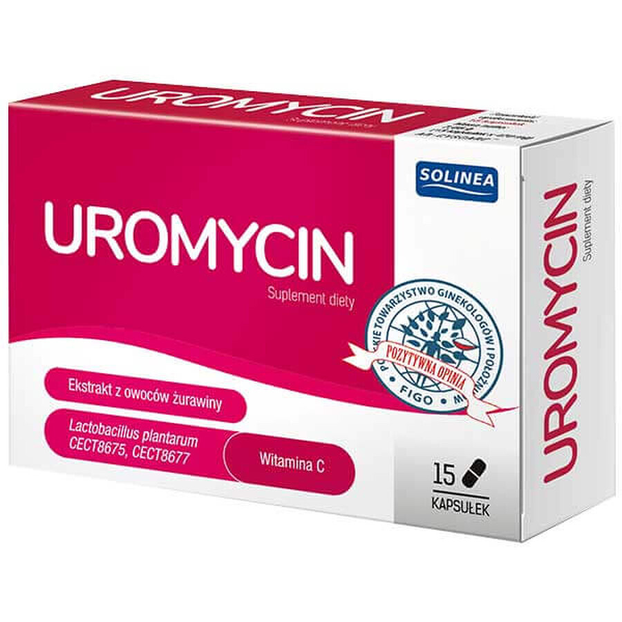 Uromycine, 15 capsules