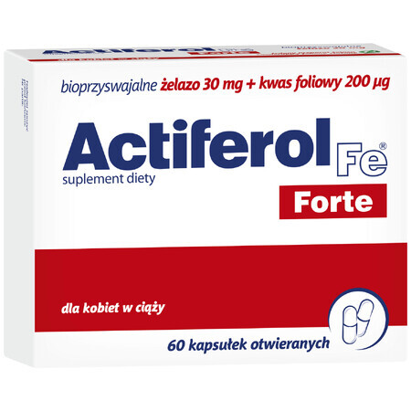 Actiferol Fe Forte, 60 cápsulas