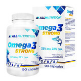 Allnutrition Omega 3 Strong, aceite de pescado 1000 mg, 90 cápsulas