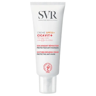 SVR Cicavit+, Cremă calmantă și regenerantă, împotriva formării petelor, SPF 50+, 40 ml