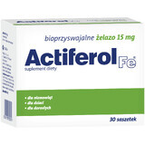 Actiferol Fe 15 mg, 30 sobres