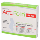 ActiFolin 0,8 mg, ácido fólico 800 µg, 30 comprimidos