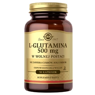 Solgar, L-glutamina en forma libre, 50 cápsulas