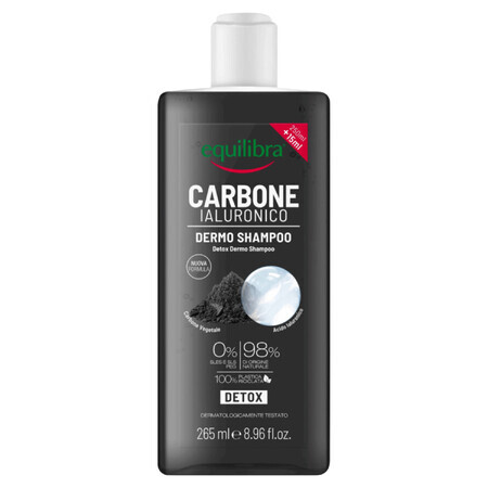 Equilibra Carbone Attivo, Cleansing shampoo for oily hair, aloe vera, 250 ml