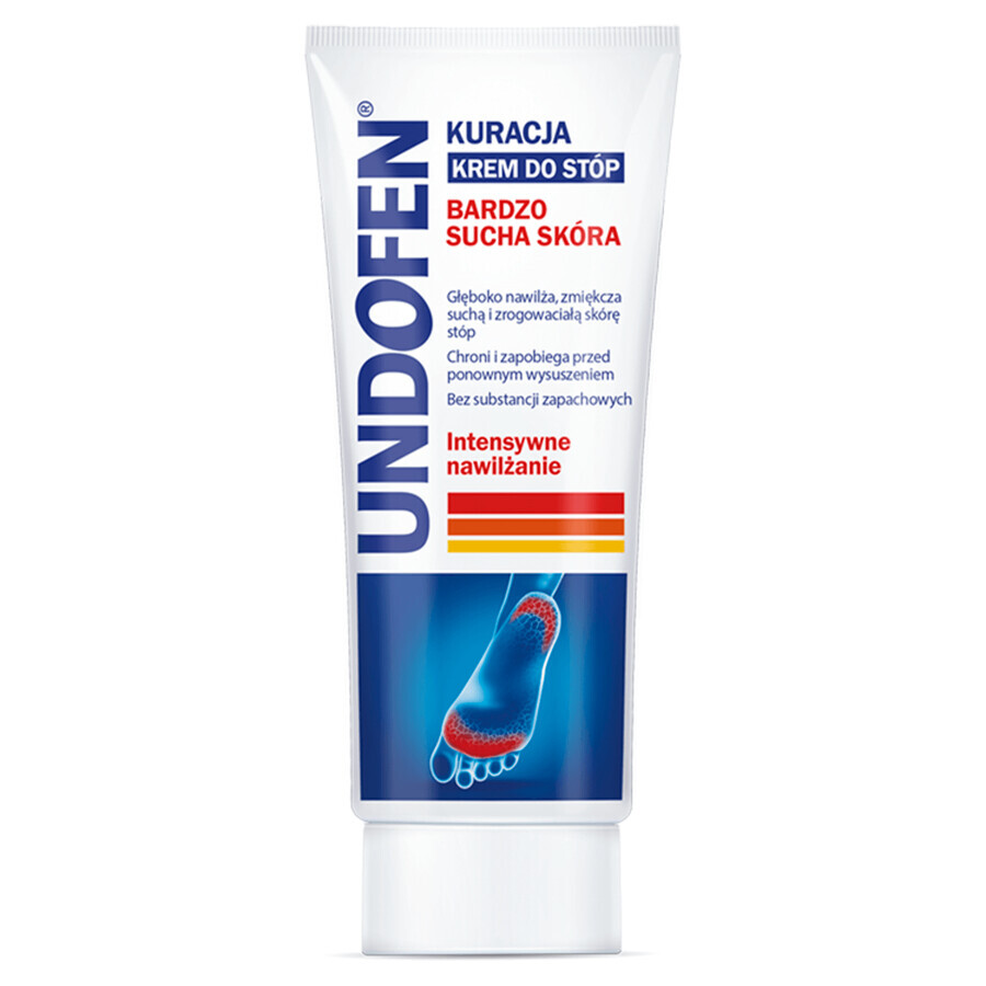 Undofen Tratamiento, crema para pies, piel muy seca, 100 ml