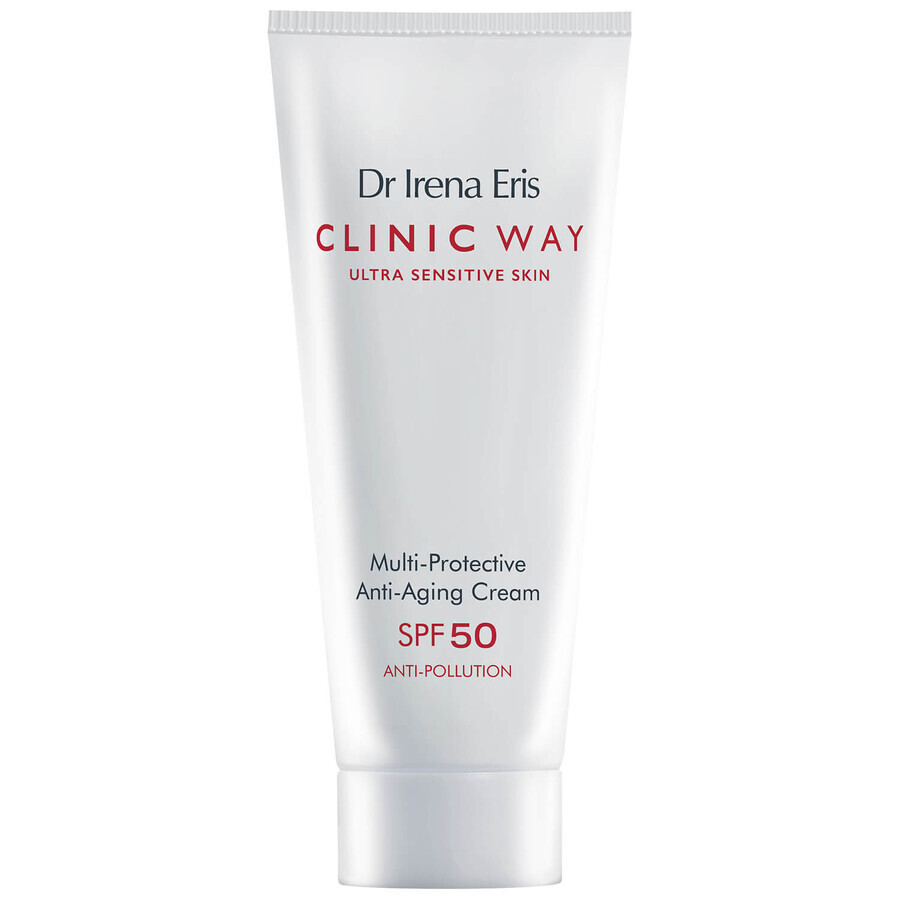 Dr Irena Eris Clinic Way, crème antirides multi-protectrice, jour, SPF 50, 40 ml