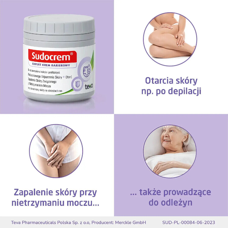 Sudocrem Expert, cremă barieră, 250 g