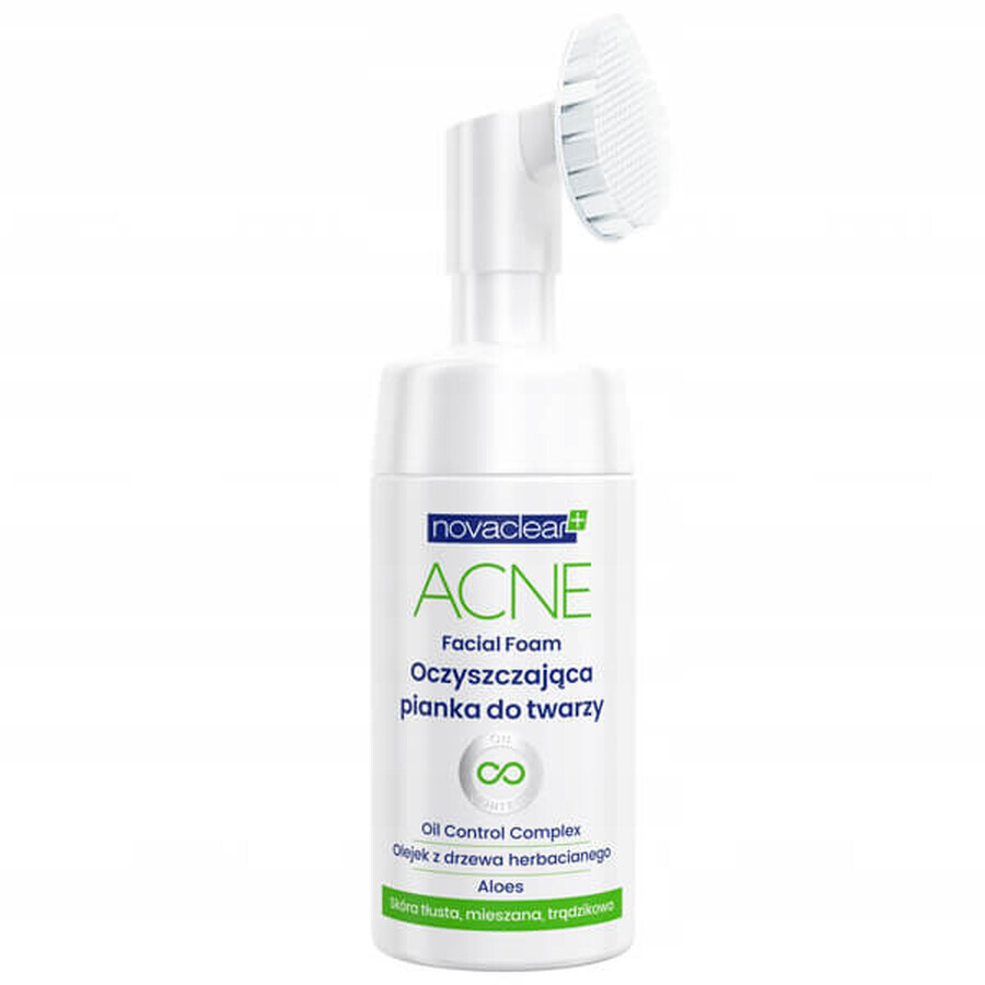 Novaclear Acné, espuma facial limpiadora, 100 ml