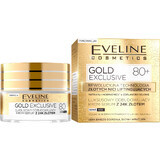 Eveline Cosmetics Gold Exclusive 80+, Luxury cream-serum with 24k gold, 50 ml