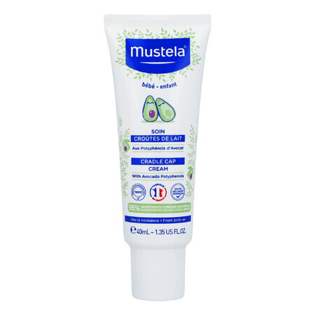 Mustela Bebe Enfant, Milchschorfcreme, 40 ml