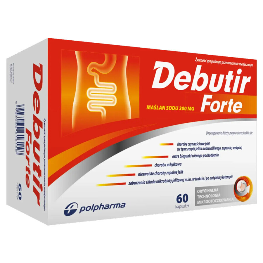 Debutir Forte, 60 cápsulas