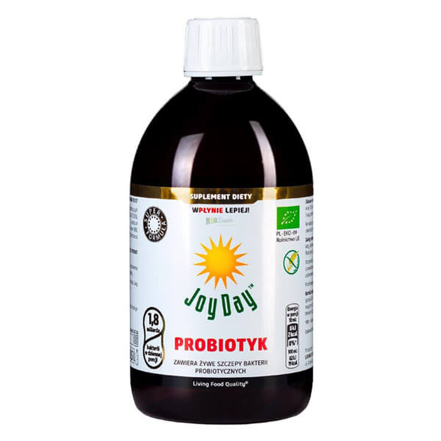 Joy Day Probiotic, ecológico, 500 ml