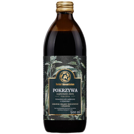 Ortie Monasterium aux herbes, jus naturel avec vitamine C, 500 ml