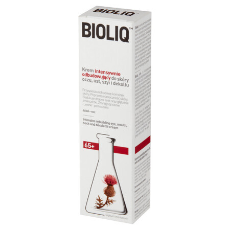 Bioliq 65+, crème intensément régénérante pour la peau des yeux, des lèvres, du cou et du décolleté, 30 ml