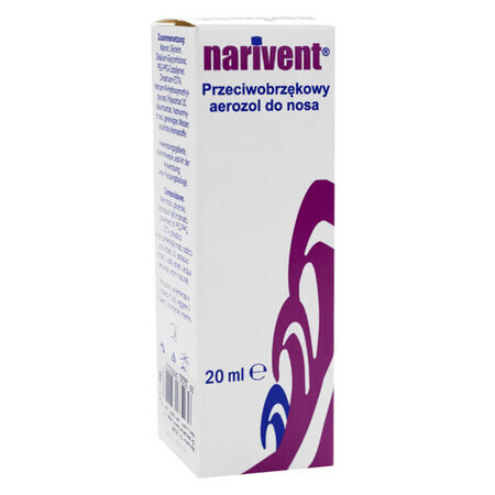 Narivent, spray nasal antiedema, 20 ml