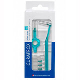 Curaprox CPS 06 Prime Start, cepillos interdentales, 5 piezas + soporte UHS 470 + soporte UHS 409