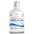 Colágeno Marino Hidrolizado Fluído Tipo 1 y 3 con 10.000mg + Biotina + Ácido Hialurónico, 500 ml, Swedish Nutra