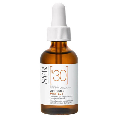 SVR, suero protector en ampolla, SPF 30, 30 ml