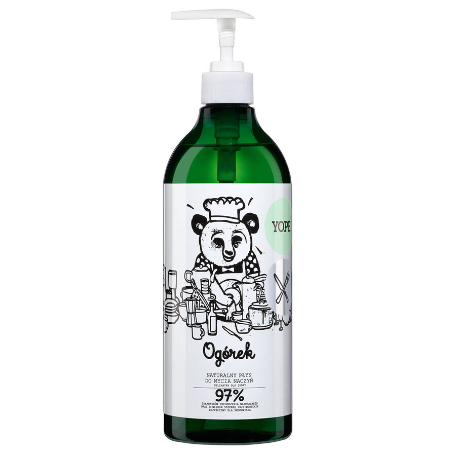 Yope Pepino, líquido lavavajillas natural, 750 ml