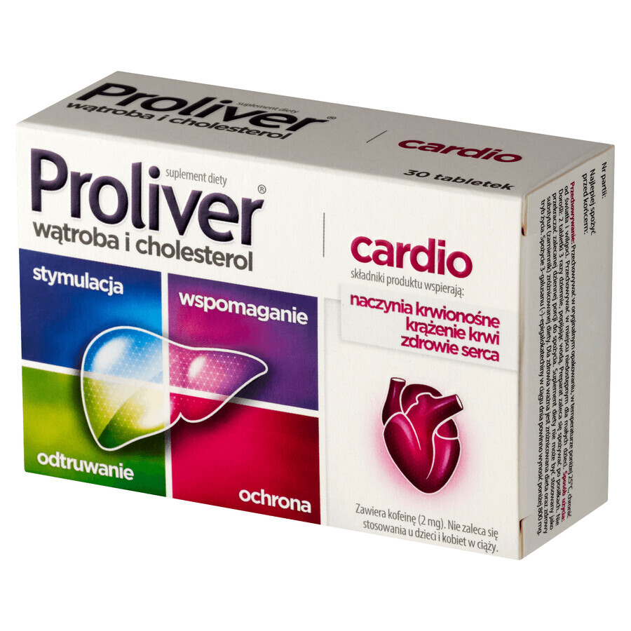 Proliver Cardio, 30 tablets