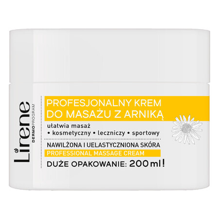 Lirene, crema de masaje profesional con árnica, 200 ml