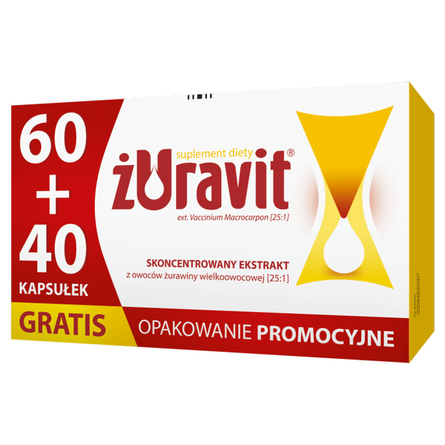 Zuravit, 60 cápsulas + 40 cápsulas gratuitas