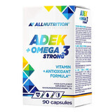 Allnutrition ADEK + Omega 3 Fuerte, 90 cápsulas