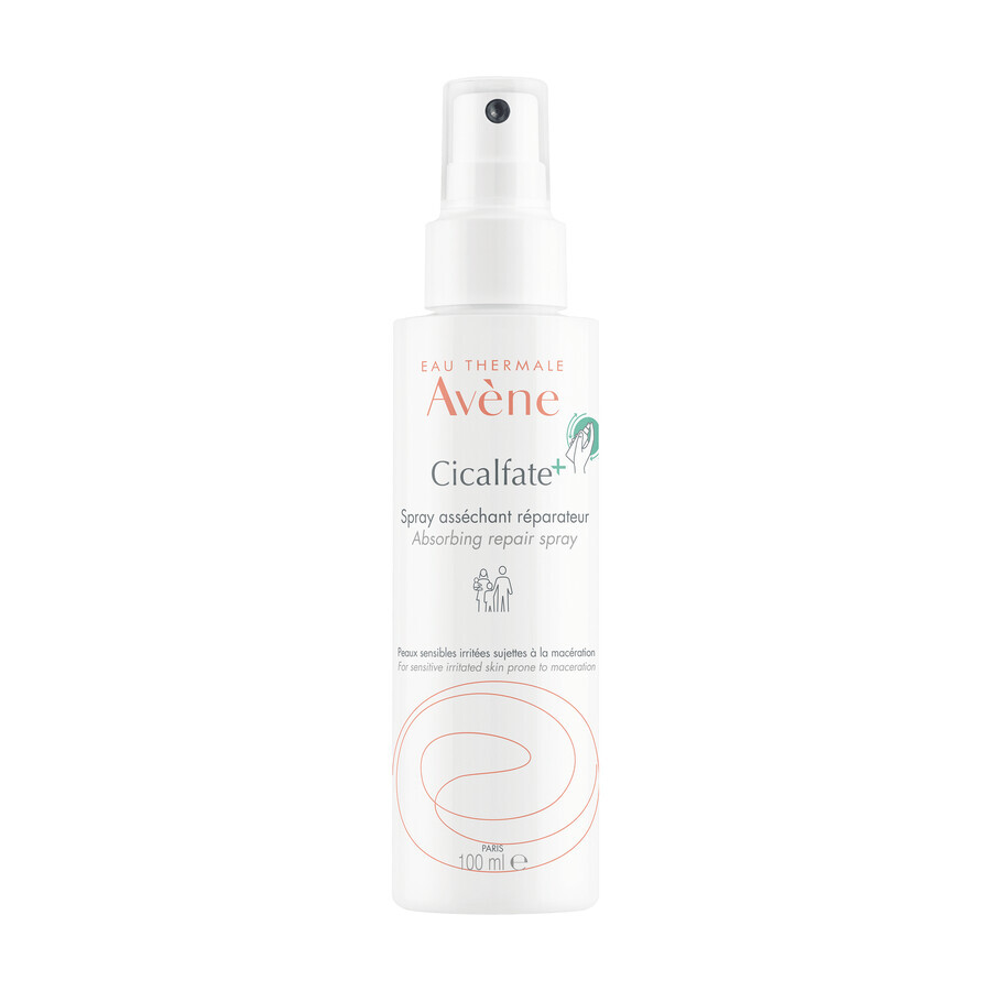 Avene Cicalfate+, regenerating drying spray, sensitive skin prone to maceration, 100 ml