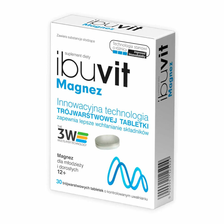 Ibuvit Magnesio, 30 comprimidos de liberación controlada