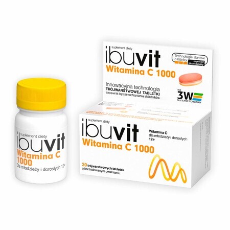 Ibuvit Vitamina C 1000, 30 comprimidos de liberación controlada