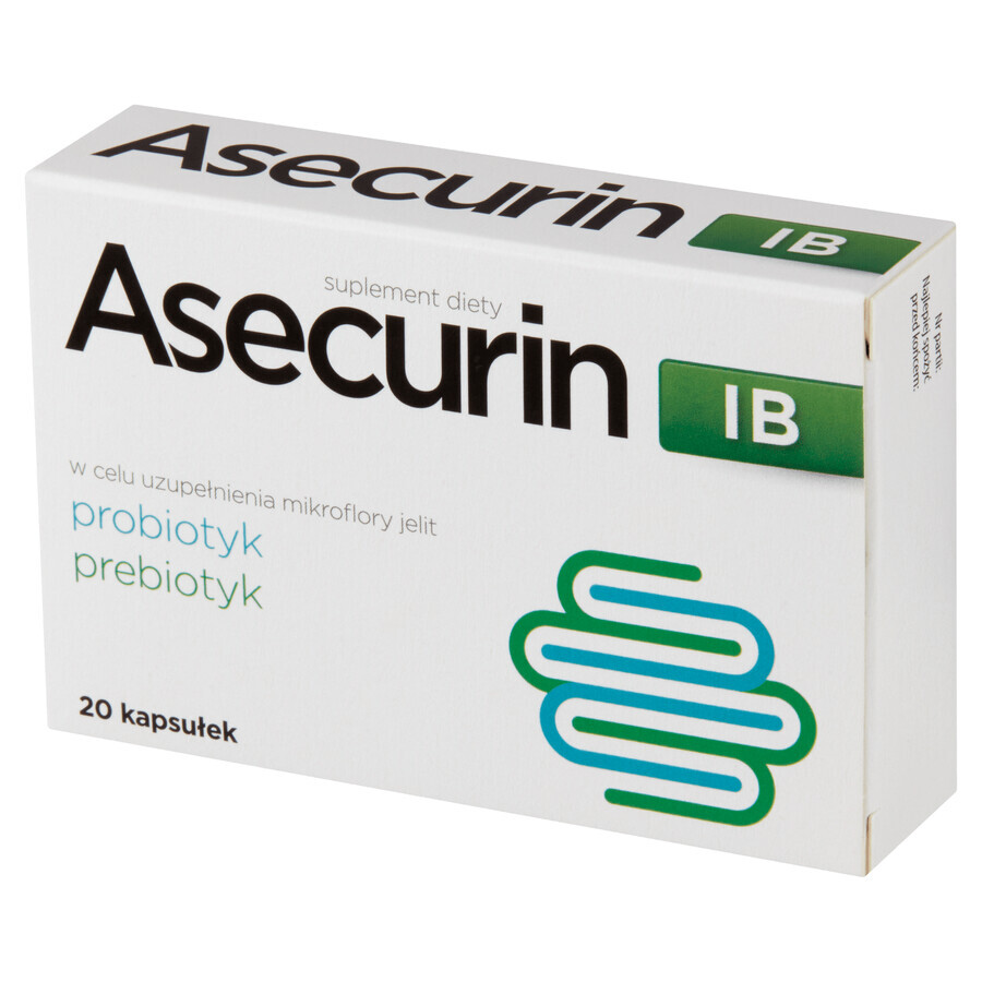 Asecurin IB, 20 cápsulas