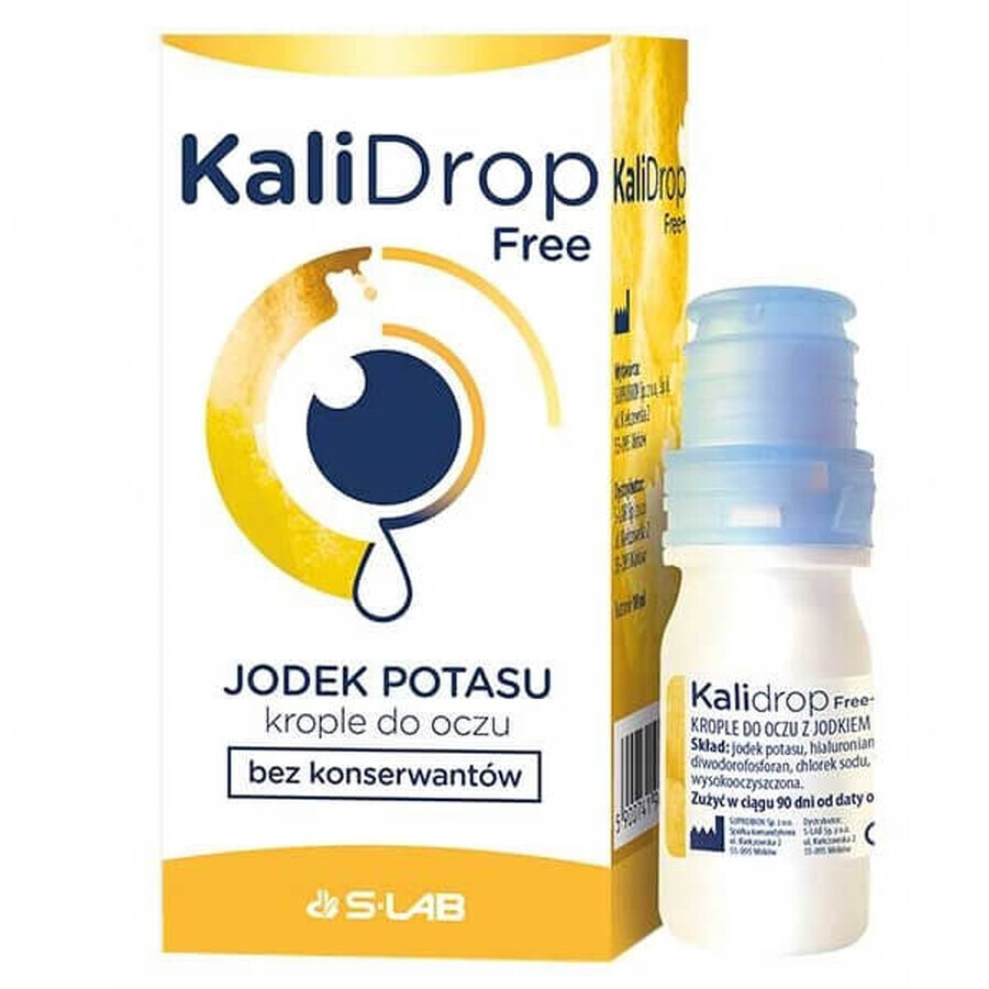 KaliDrop Free, gotas oftálmicas con yoduro de potasio, 10 ml