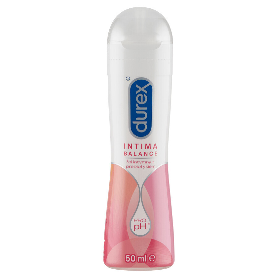 Durex Intima Balance, gel intime au prébiotique, 50 ml