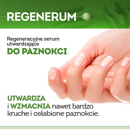 Regenerum, regenerujące serum do paznokci w lakierze, utwardzające, 8 ml: ceny i cechy