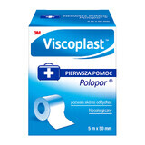 Viscoplast Polopor, non-woven adhesive, 5 mx 50 mm, 1 piece