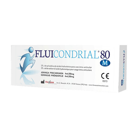 Fluicondrial M 80 mg/ 4 ml, solución inyectable, 4 ml x 1 ampolla jeringa