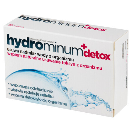 Hydrominum + Detox, 30 comprimidos